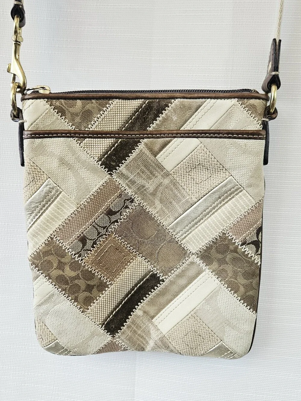Vintage Coach Y2K Patchwork Crossbody
